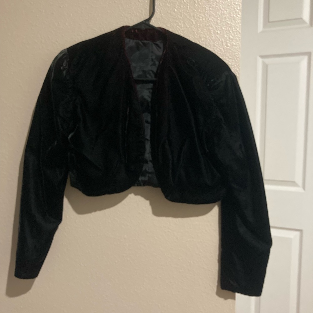 Velvet overcoat